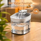 Automatic Pet Water Fountain for Cats and Dogs, USB Powered Circulating Water Dispenser, Quiet Filtered Oxygenated Flowing Water, Large Capacity Easy to Clean, Halloween Christmas Gift (Battery Not Included)