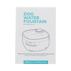 Pet Water Fountain 1.85Gal Large Capacity, Ultra-Quiet 30dB Cat Drinking Dispenser with 2 Filters, 5V USB Pump Auto Circulating, Anti-Dry Burn for Dogs Cats, White