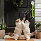 Automatic Cat Teaser Wall Mount Interactive Moving Toy Electric Pet Games Kitten Exercise Mental Stimulation Play for Indoor