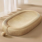 59x39cm Cat Durable Sleep Play Natural Sisal Scratching Board with Built in Cat Litter Box Claw Care Toy Use in All Four Seasons