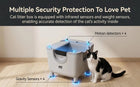 2026 New NestPawly M07 Self-Cleaning Litter Box - Open-Top Automatic Cat Litter Box with Odor Control, Safety Features, and Easy Maintenance