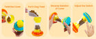 Interactive Dog Puzzle Toys for Boredom, Dogs Enrichment Toy to Keep Them Busy, Treat Dispensing Slow Feeder