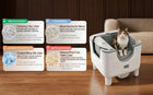 2026 New NestPawly M07 Self-Cleaning Litter Box - Open-Top Automatic Cat Litter Box with Odor Control, Safety Features, and Easy Maintenance