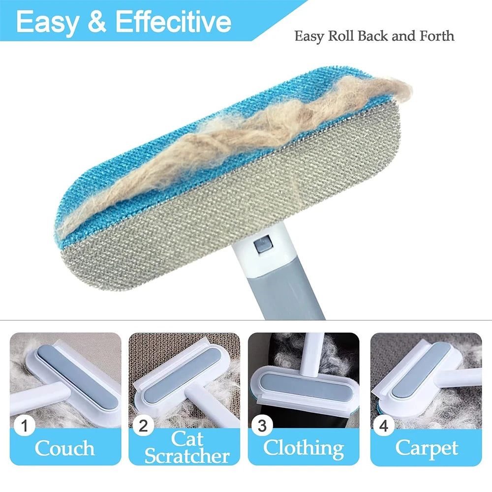 Xwashablec Multi-function Brusher Cat Hair Remover Brush Manual Lint Dog Hair Cleaner Remover Carpet Bed Hair Tools Pet Supplies