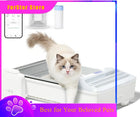 FurStarSelf Cleaning Litter Box, Upgraded Open-Top Automatic Cat Litter Box For Multiple Cats, Weight Sensors Safety Protection