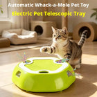 Automatic Whack-A-Mole Cat Toy Motion Activated Random Interactive Enrichment Anti-Tip Stable Indoor Exercise Play Toy for Cats