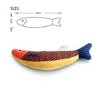 Cat Toys Fish,Teeth Grinding Catnip Toys,Soft and Durable,Kitten Toys Interactive Sounding Cat Chew Bite Plush Toys Cat Supplie
