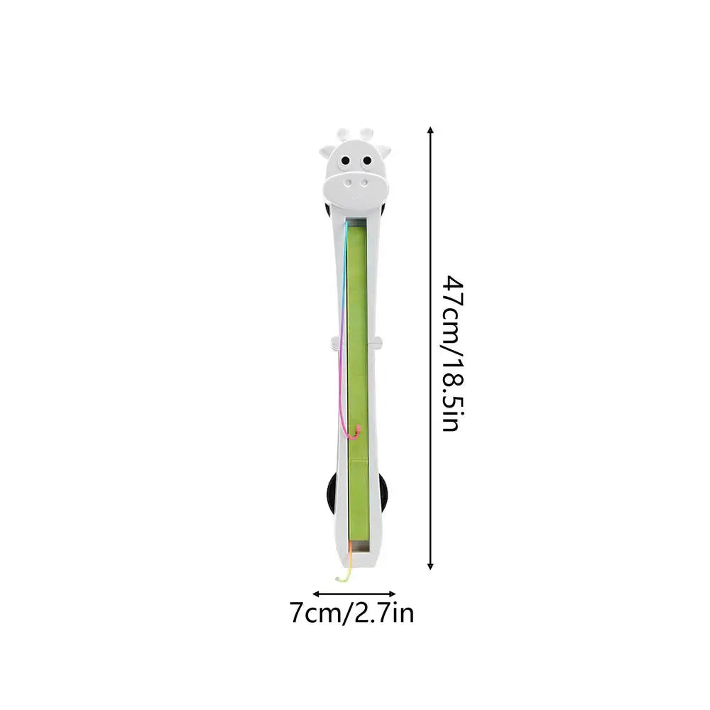 Automatic Cat Teaser Wall Mount Interactive Moving Toy Electric Pet Games Kitten Exercise Mental Stimulation Play for Indoor