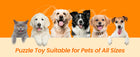 Interactive Dog Puzzle Toys for Boredom, Dogs Enrichment Toy to Keep Them Busy, Treat Dispensing Slow Feeder
