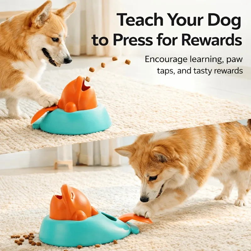 Pet Training Puzzle Toy Dog Food Launcher Interactive Feeder for Slow Eating Treat Dispenser and Puppy Fun Playtime