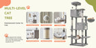 JHK Cat Tree Tower 66 Inch Large Multi Level Cat Climbing Tower with Condo Natural Sisal Scratching Posts Pet House for Indoor