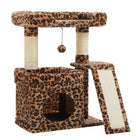 Small Cat Tree for Indoor Cat Tower with Sisal Scratching Post and Pad Wide Top Perch Large Cat Condo Cat Scratchers Cat Toys