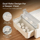 FurStarSelf Cleaning Litter Box, Upgraded Open-Top Automatic Cat Litter Box For Multiple Cats, Weight Sensors Safety Protection