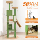 Multi-Level Cat Tree Tower with Scratching Posts, Condo, Hammock, Cat Scratching Board,Cat Accessories,Cat Furniture,Indoor Cats
