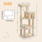 Multi-Level Cat Tree Tower with Scratching Posts, Condo, Hammock, Cat Scratching Board,Cat Accessories,Cat Furniture,Indoor Cats