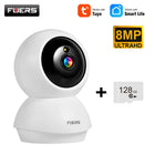 FUERS 4K 8MP WiFi IP Pet Camera Dog Camera Tuya Smart Home Security Wireless Surveillance Camera Baby Monitor Mini Cam