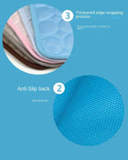 The Ultimate Cooling Pet Mat Breathable Washable Summer Pad Dog Cat Self Cool Blanket for Kennel Crate and Bed Sleeping Ice Silk
