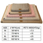 3D Foam Pet Bed With Removable Washable Faux Fur Cover Orthopedic Waterproof Dog Bed For Crate Anti-Slip Bottom Dog Bed