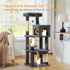 Multi-Level Cat Tree Tower with Scratching Posts, Condo, Hammock, Cat Scratching Board,Cat Accessories,Cat Furniture,Indoor Cats
