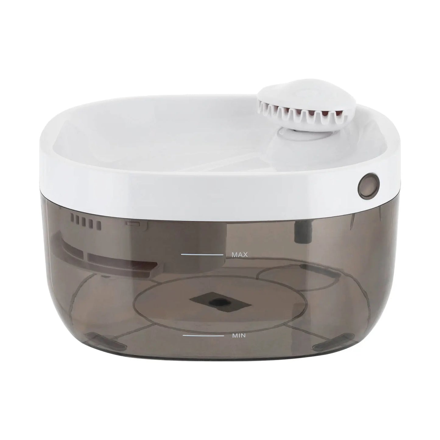 Pet Water Fountain 1.85Gal Large Capacity, Ultra-Quiet 30dB Cat Drinking Dispenser with 2 Filters, 5V USB Pump Auto Circulating, Anti-Dry Burn for Dogs Cats, White