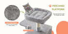 JHK Cat Tree Tower 66 Inch Large Multi Level Cat Climbing Tower with Condo Natural Sisal Scratching Posts Pet House for Indoor