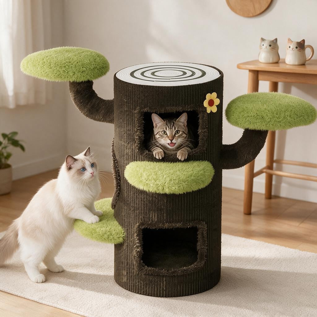 Woodora™ Cozy Cat House