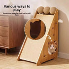 Sisal Vertical Cat Scratcher Durable Scratch Resistant Non Shedding Sofa Protector Paw Saver Indoor Cat Furniture Cat Tree