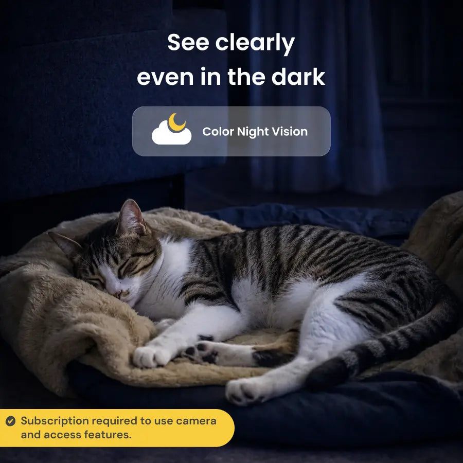 Furbo 360° Cat Camera [Nanny Edition] - 3Mo Minimum Subscription Required