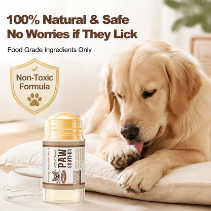 Dog Paw Balm Stick for Dry & Rough Paw Pads, Moisturizing Paw Soother with Vitamin E, No-Mess Glide-On Dog Paw Care Balm for Daily Walks, 1.41Oz/40G