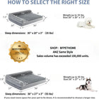 Orthopedic L-Shaped Extra Large Dog Bed - 42"X30"X6.5" Waterproof Velvet-Top Sofa, Pressure Relief Memory Foam, Joint Support, Detachable Washable Snap-Zipper Cover, Self-Warming Soft Surface, Non-Slip Bottom, Chew Resistant, for Apartment Decor