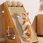 Sisal Vertical Cat Scratcher Durable Scratch Resistant Non Shedding Sofa Protector Paw Saver Indoor Cat Furniture Cat Tree