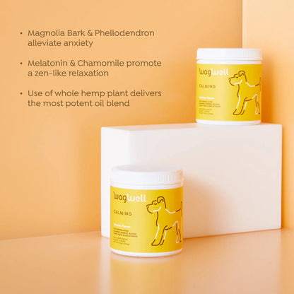 Calming Chews for Dogs - Supports Emotional Balance and Reduces Stress from Travel and Separation Anxiety