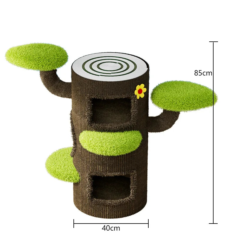Winter Cat Villas, Cat Nests, Cat Climbing Frames, Cat Trees, Pet Cat Toys, Cat Holes in the Shape of Tree Stumps and Rings
