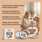 Cat Dog Paw Nose Balm Coconut Scent Natural Paw Protector Moisturizer Cracked Soothing Nourishing Coconut Pet Paw Pad Care Balm