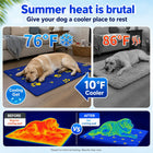 Dog Cooling Mat, Reusable Gel Cooling Pad for Dogs & Cats, Waterproof Scratch-Resistant Pet Cooling Bed for Home, Car, Crate & Outdoor Small Apartment Gear