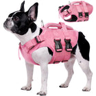 Kuoser Dog Life Jacket High Buoyancy, Reflective Dog Life Vest for Swimming Boating, Adjustable Small Medium Large Dog Lifejacket, Lightweight Dog Life Preserver Rescue Handle Spring Summer Pool