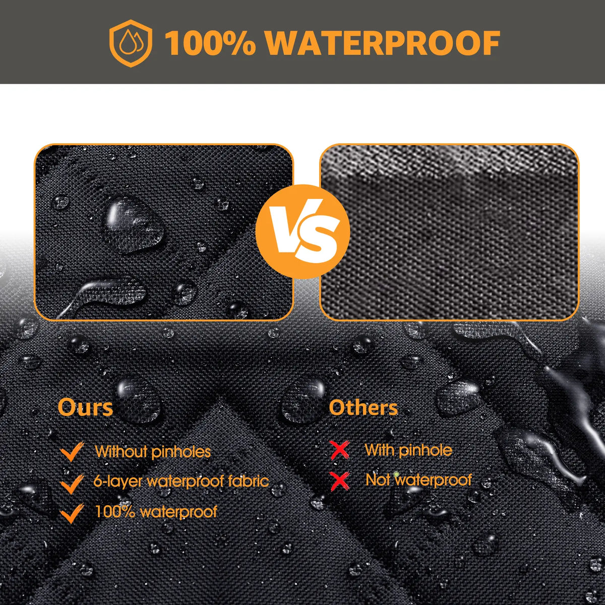 Nzonpet Dog Back Seat Covers for Trucks, 100% Waterproof with Big Mesh Window, XL Nonslip Scratchproof Dog Truck Hammock, Heavy Duty Seat Covers for Full Sized Pickup Trucks F150- Black