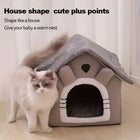 New Foldable Pet House Removable Washable Cat House Puppy Cave Sofa Pet Bed House for Extra Small Dogs and Small and Medium Cats
