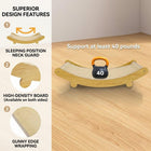 Natural Fiber Cat Scratching Bed, Durable Cat Scratch Board, Large Cat Claw Pad, Prevents Furniture Damage, Wooden Pet Home Decor, Natural Sisal Scratcher